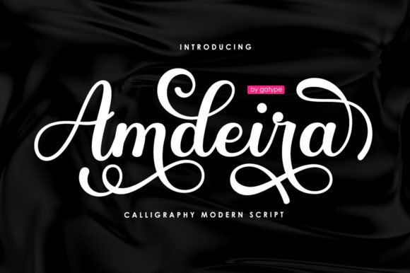 Amdeira: Elevating Design with a Bold, Vintage Script Style