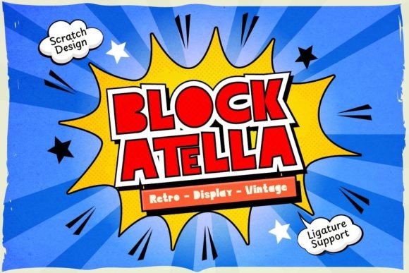 Block Atella: A Designer's Guide to This Quirky Retro Typeface