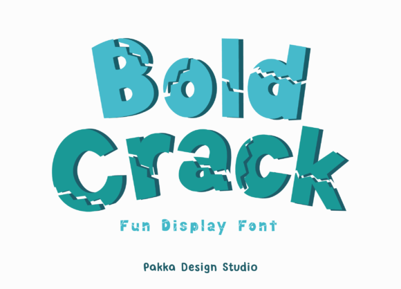 Bold Crack: The Edgy Font That Makes Your Text Unmissable