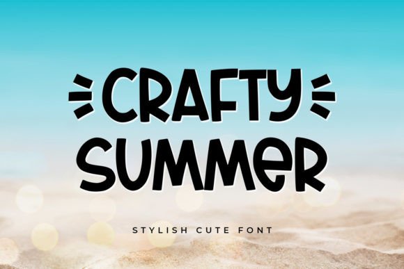 Crafty Summer: A Playful Font for Modern Branding and Design