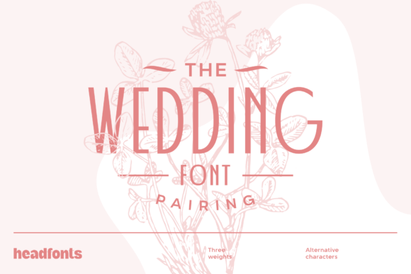 Exploring the Visual Language of Wedding Pairing: A Modern Approach to Display Typography