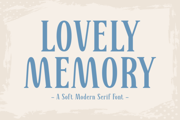 Lovely Memory: Integrating an Elegant Serif Font into Your Creative Workflow