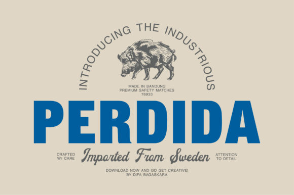 Perdida: The Assertive Typeface Defining Modern Brand Authority