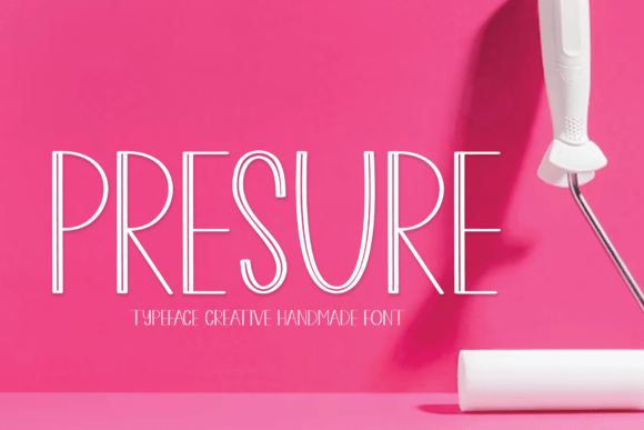 Presure: A Sweet and Friendly Handwritten Font for Creative Projects