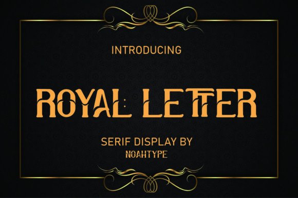 Royal Letter: A Serif Font for Elegant Design Projects