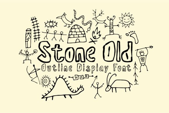 Stone Old: Integrating a Handwritten Font with Primitive Flair into Your Design Workflow