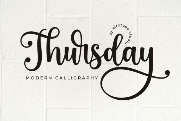 Thursday: Integrating a Simple Bouncy Calligraphy Font into Your Creative and Professional Workflows