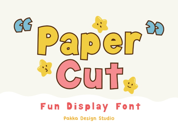 Unleashing Creativity: The Whimsical World of Paper Cut Display Font