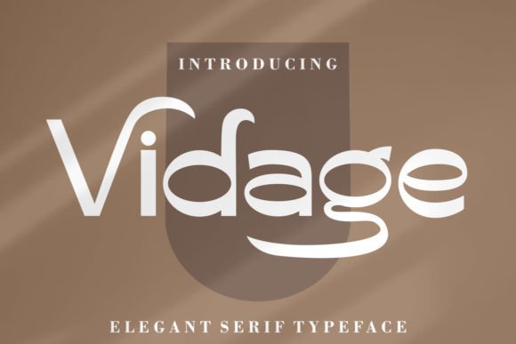 Vidage: An Elegant Serif for Bold, Modern Designs
