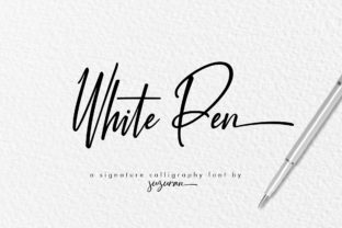 White Pen Script: A Fresh Font for Modern Design